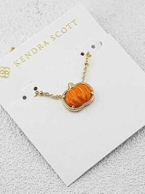 Kendra Scott Pumpkin Necklace